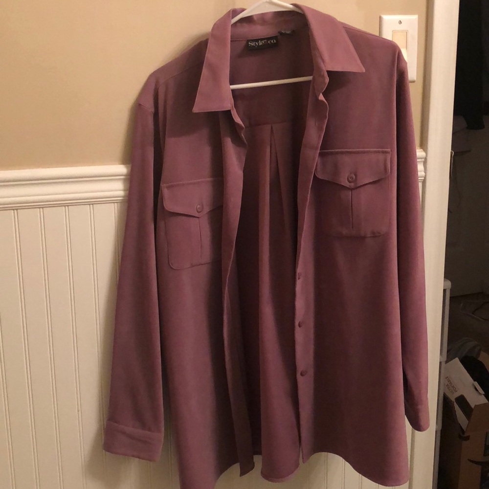 Thick Lavender Dress Shirt